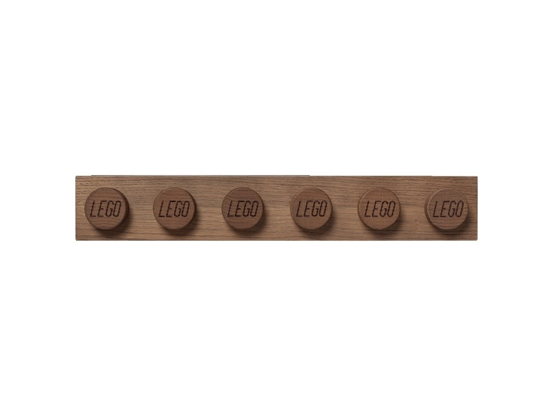 Drevený stojan na knihy LEGO Wood tmavý dub