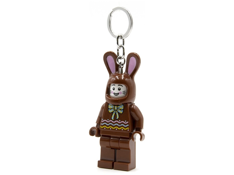 LEGO svietiaca kľúčenka – Ikonický čokoládový zajac