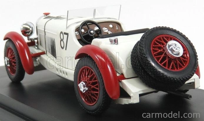 Rio-models Mercedes Benz Sskl Spider N 87 Winner Mille Miglia 1931 Rudolf Caracciola 1:43 Biela