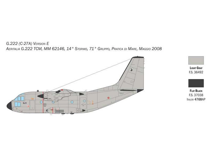 Italeri Alenia C-27A Spartan/G.222 (1:72)