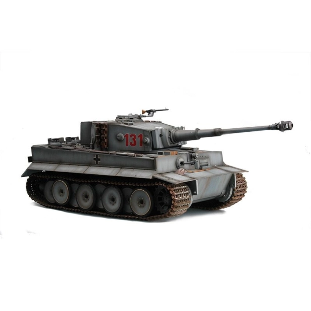 RC tank Tiger I 1:16 IR, šedá