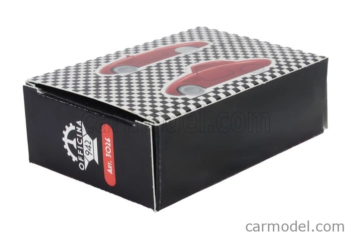 Officina-942 Fiat Set 2x Stanguellini 750 Barchetta Mille Miglia + Berlinetta Tobruk-tripoli 1938-39 1:76 Red