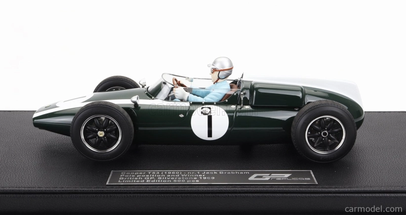 Gp-replicas Cooper F1 T53 N 1 Jack Brabham 1:18, tmavě zelená