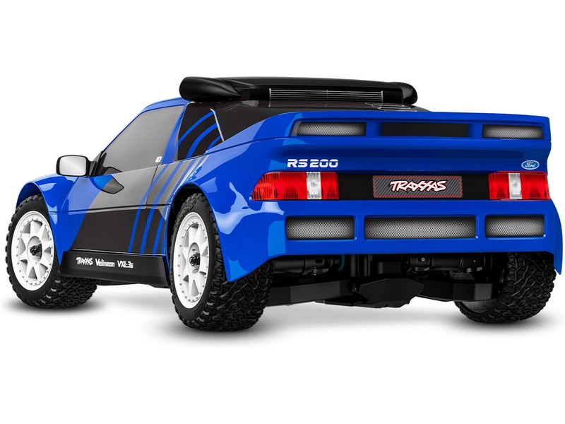 Traxxas Mini Rally Ford RS200 1:12 4WD VXL RTR červená