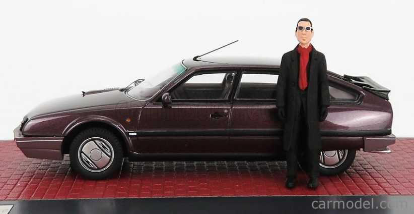 Modely v mierke Matrix Citroen Cx Gti Turbo Ii 1986 s obrázkom Jules D.rotterdam 1:43 Bordeaux
