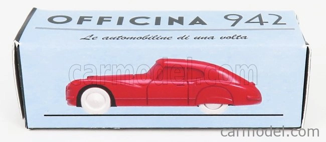 Officina-942 Fiat 8v 1-series 1952 1:76 Červená