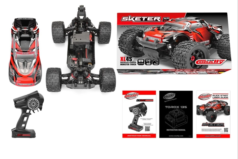 SKETER XP 4S – 1/10 Monster Truck 4WD - RTR – Brushless Power 4S