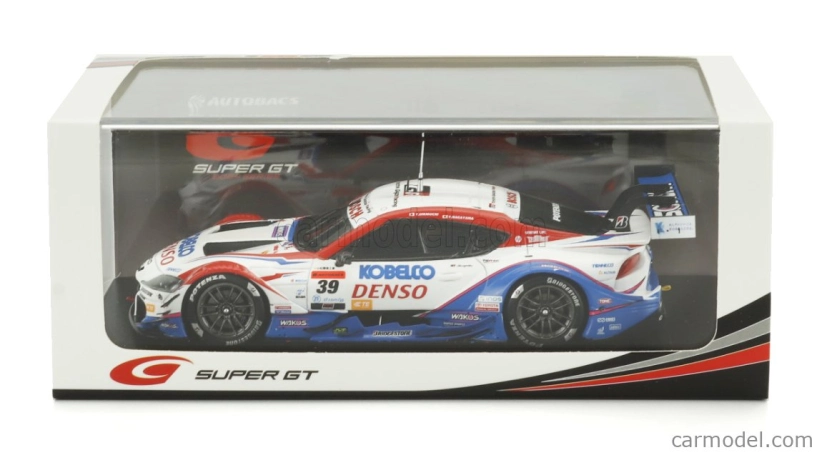 Spark-model Toyota Supra Gr Team Tgr Sard N 39 Gt500 Class Super Gt 2024 Yuhi Sekiguchi - Yuichi Nakayama 1:43 Biela Modrá Červená