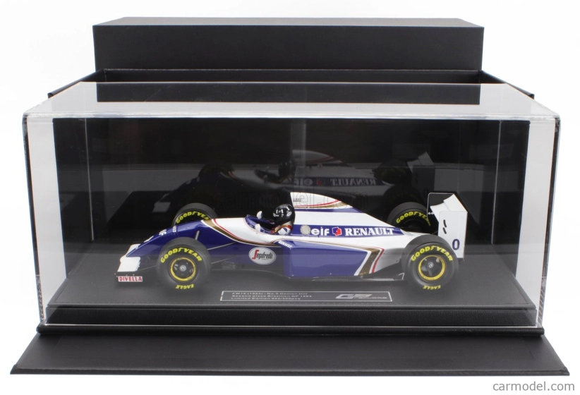 Gp-replicas Williams F1  Fw16 Team Rothmans Renault N 0 2nd Brazilian Gp (with Pilot Figure) 1994 Damon Hill 1:18 Modrá Bílá