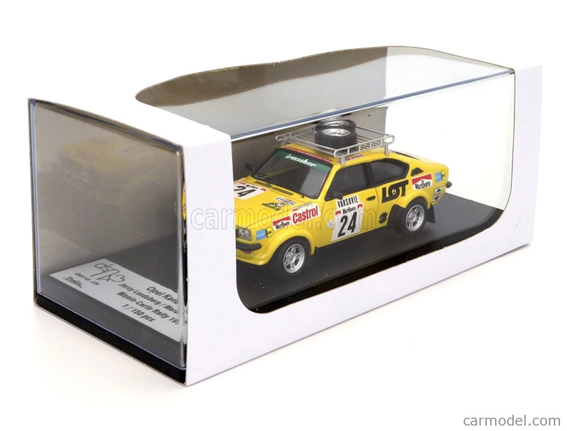 Trofeu Opel Kadett Gt/e (night Version) N 24 Rally Montecarlo 1978 Jerzy Landsberg - Marek Muszynski 1:43 Žlutá