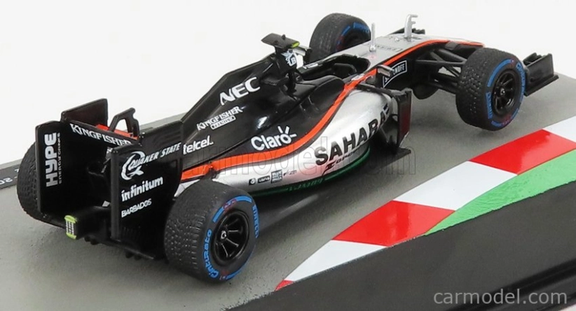 Edicola Force india F1 Mercedes Vjm09 Sahara Team Sahara Force India F1 N 11 Season 2016 Sergio Perez 1:43 Černá Stříbrná Oranžová