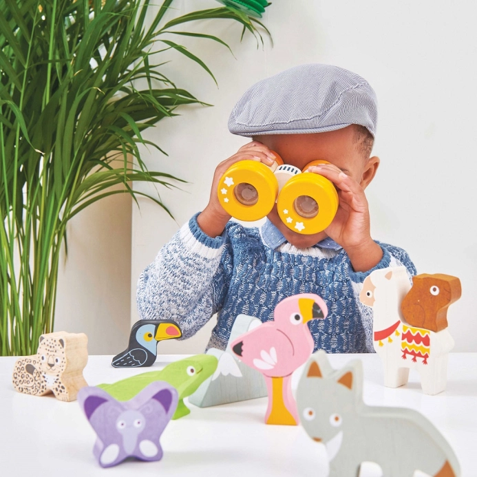 Drevený teleskop Le Toy Van Petilou