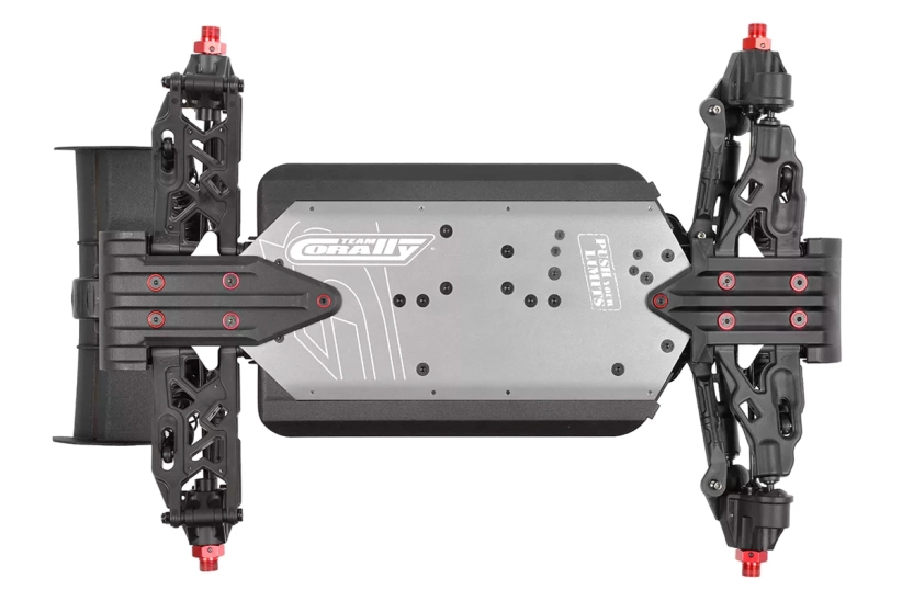 RC auto KAGAMA-4 Monster Truck 4WD 3-4S RTR, červená