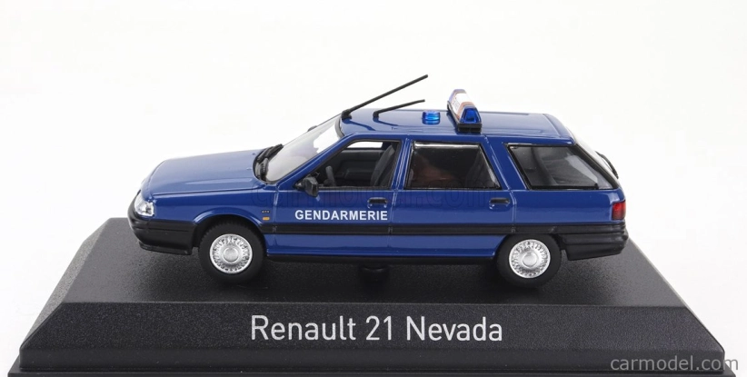 Norev Renault R21 Nevada Sw Station Wagon Gendarmerie 1994 1:43 Blue