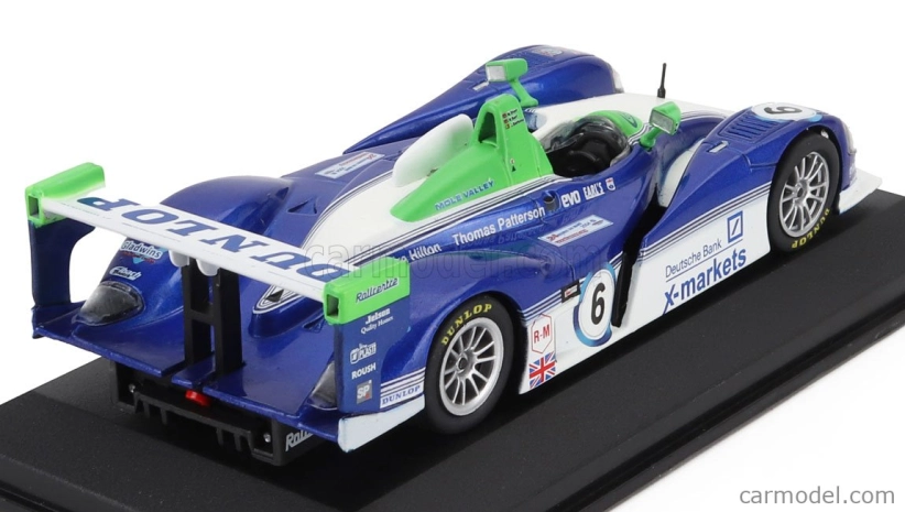 Edicola Dallara Sp1 Judd Gv4 4.0l V10 Team Rollcentre Racing N 6 24h Le Mans 2004 Martin Short - Rob Barff - Joao Barbosa 1:43 Biela Modrá