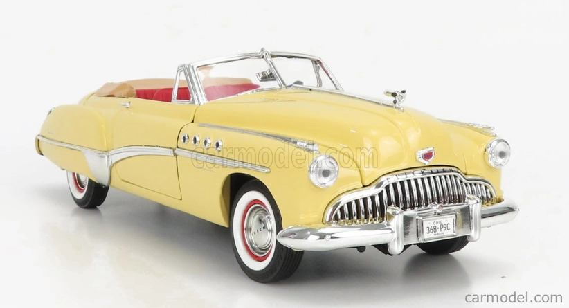 Greenlight Buick Roadmaster Cabriolet Open 1949 - Charlie Babbitt's Rain Man 1:18 Cream