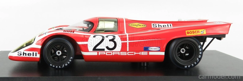 Spark-model Porsche 917k 4.9l Team Salzburg N 23 Winner 24h Le Mans 1970 Hans Herrmann - Richard Attwood 1:18 Červená Bílá