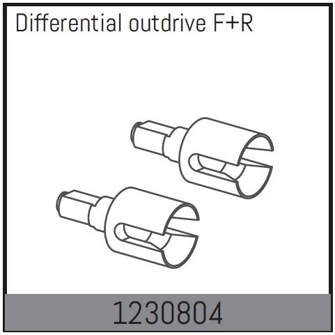 1230804 - Differential Outdrives front/rear