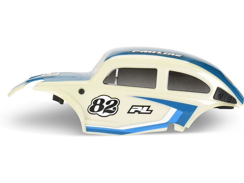 Karoséria Pro-Line Class 1 VW beetle blue, chrómové disky Diablo 12 mm s pneumatikami Flat Iron: Arrma Typhon Grom