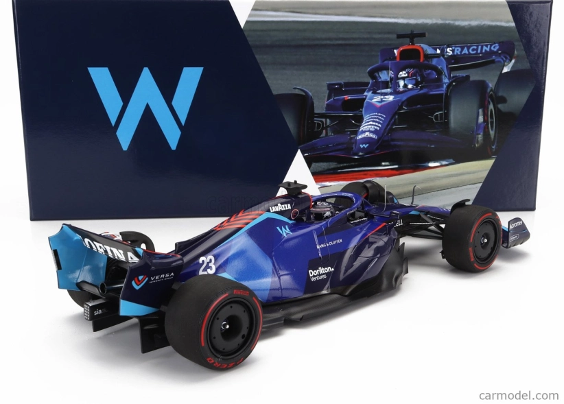 Minichamps Williams F1 Fw44 Team Williams Racing N 23 Bahrain Gp 2022 Alexander Albon 1:18 Modrá