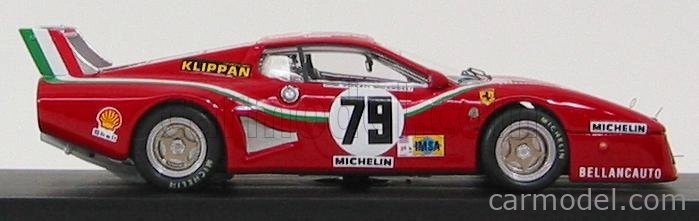 Najlepší model Ferrari 512bb Lm N 79 24h Le Mans 1980 Dini - Violati - Mican 1:43 Red