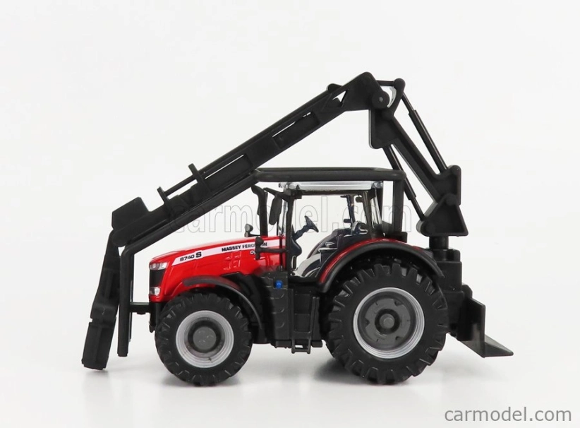 Bburago Massey ferguson 8740s Tractor Loader 2016 1:50 Red