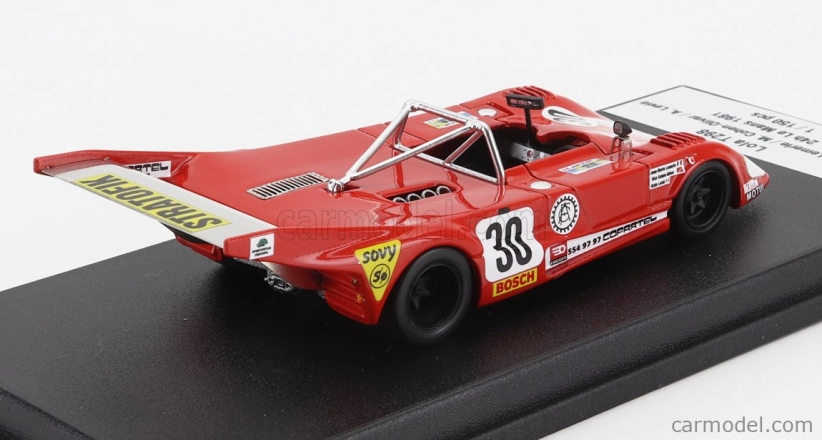 Trofeu Lola T298 N 30 24h Le Mans 1981 Jean Marie Lemerle - Max Cohen Olivar - Alain Levie 1:43 Red