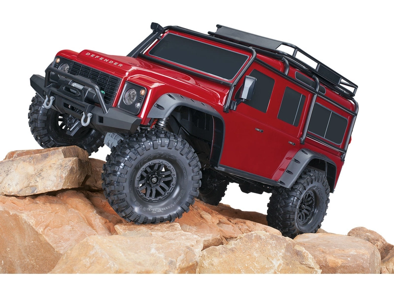 RC auto Traxxas TRX-4 Land Rover Defender 1:10 RTR, červená