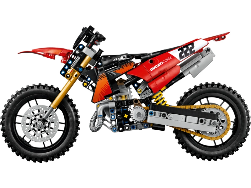 LEGO Technic – Motocykel Ducati Desmo450 MX Factory