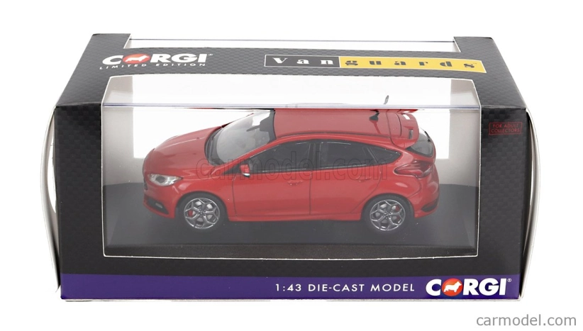 Vanguards Ford england Focus Mkii St-3 2018 1:43 Červená