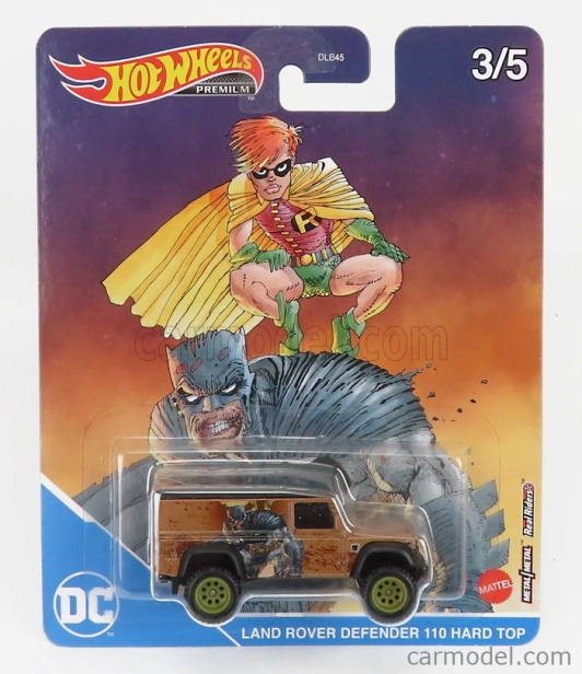 Mattel hot wheels Land rover Defender 110 Hard Top 1:64 Hnědá Černá