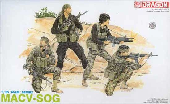 Model Kit figúrky 3306 - MACV-SOG (1:35)