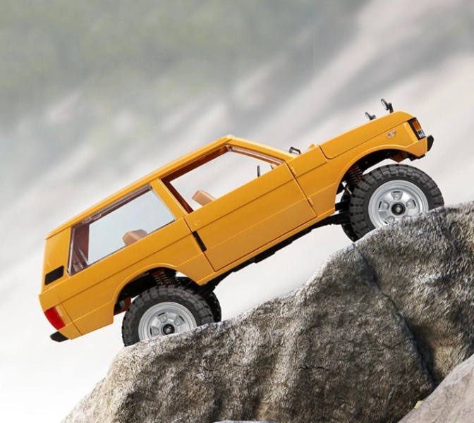 RC auto Range Rover 1970, žlutá
