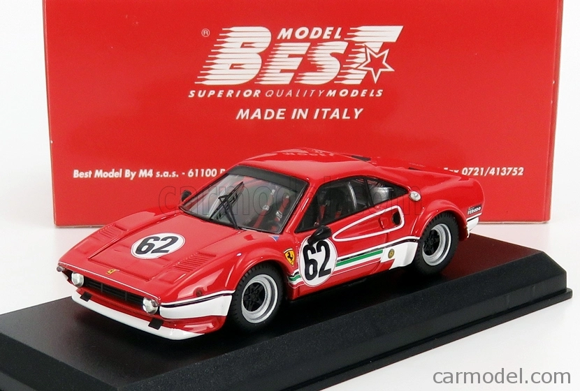 Najlepší model Ferrari 308 Gtb Lm N 62 Haviron International 1981 M.dantinne 1:43 Red White