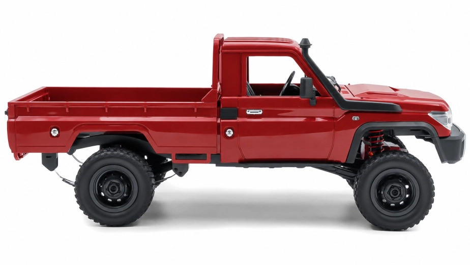 RC auto Land Cruiser Toyota, červená + náhradná batéria