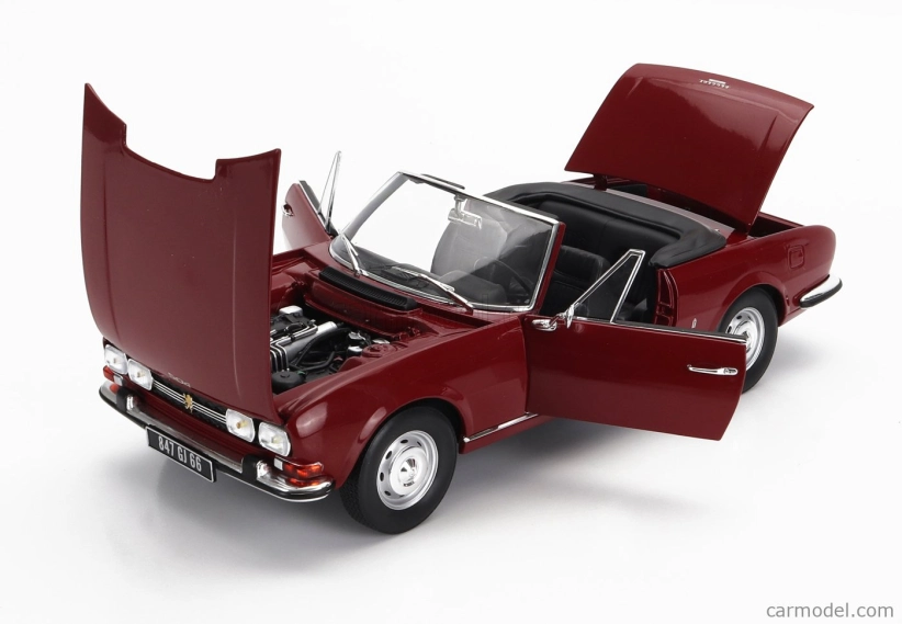 Norev Peugeot 504 Cabriolet 1969 1:18 Červená