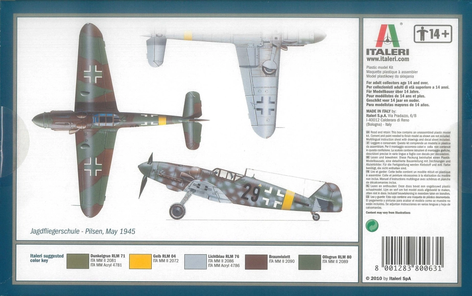 Italeri Bf-109 G-6 (1:72)
