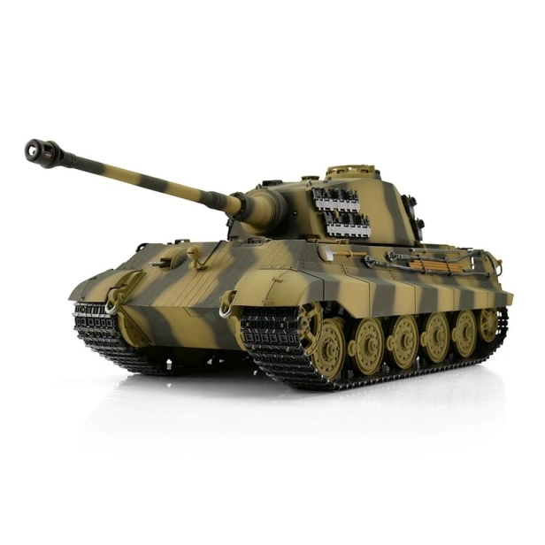 TORRO tank PRO 1/16 RC Königstiger vícebarevná kamufláž - BB Airsoft