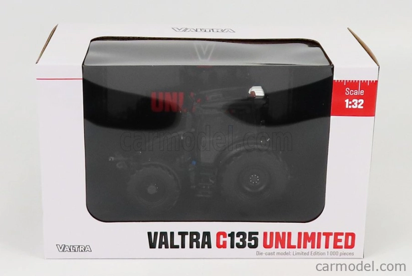 Universal hobbies Valtra G135 Tractor Unlimited 2017 1:32 čierna sivá