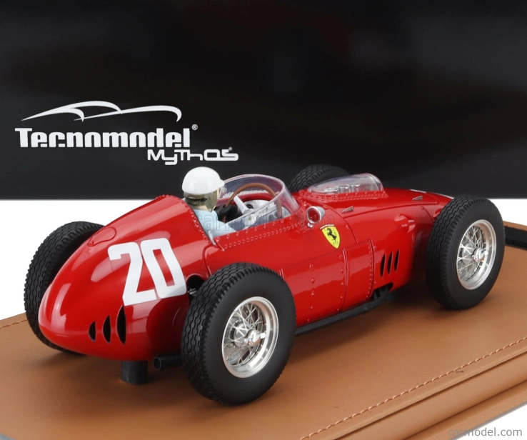 Tecnomodel Ferrari F1  Dino 246/256 Team Scuderia Ferrari N 20 Winner Monza Italy Gp (with Pilot Figure) 1960 Philip Hill 1:18 Red