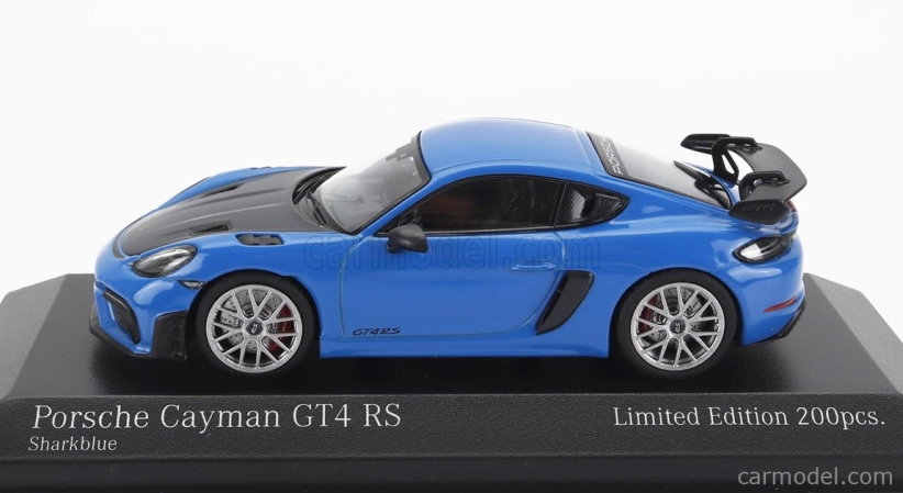 Minichamps Porsche 718 (982) Cayman Gt4 Rs 2021 1:43 Shark Blue