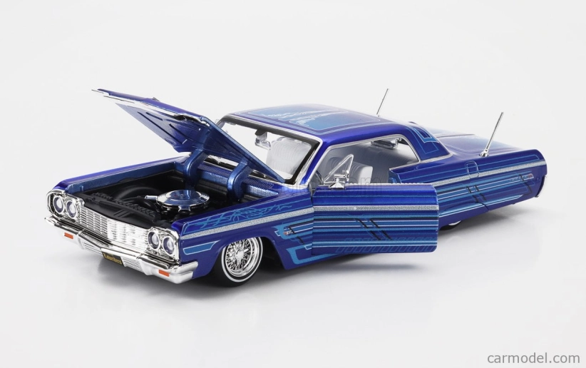 Maisto Chevrolet Impala Ss Custom 1964 1:26 Modrá