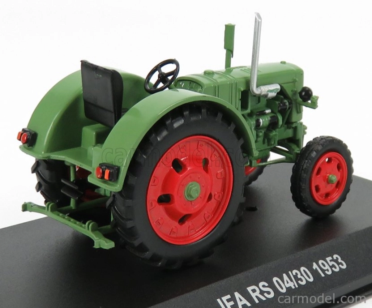 Edicola IFA Rs 04/30 Traktor Nemecko 1953 - poškodenie Blister Box 1:43 Červeno-zelená