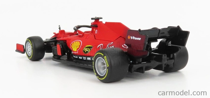 Bburago Ferrari F1 Sf21 Team Scuderia Ferrari Mission Winnow N 16 1:43, červená