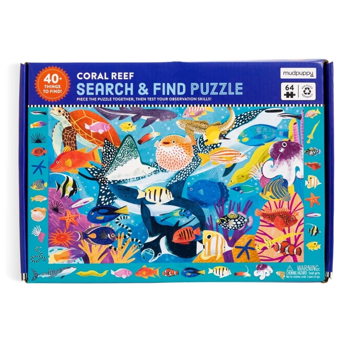 Mudpuppy Puzzle Korálový útes 64 dílků