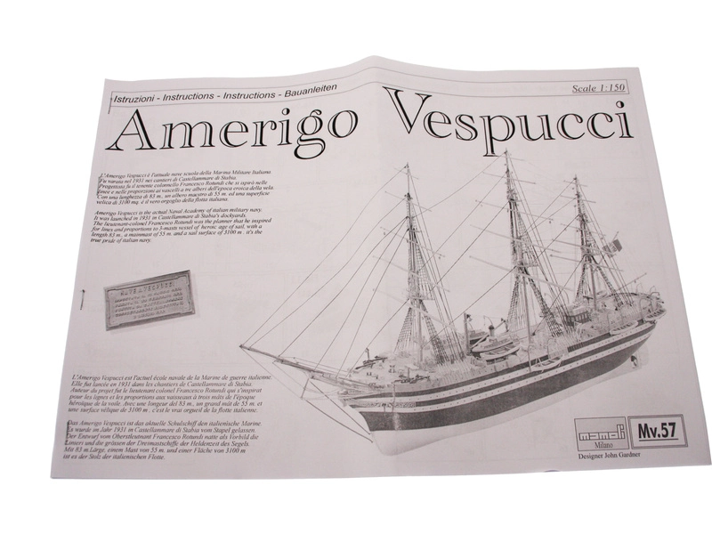 MAMOLI Amerigo Vespucci 1931 1:150 kit