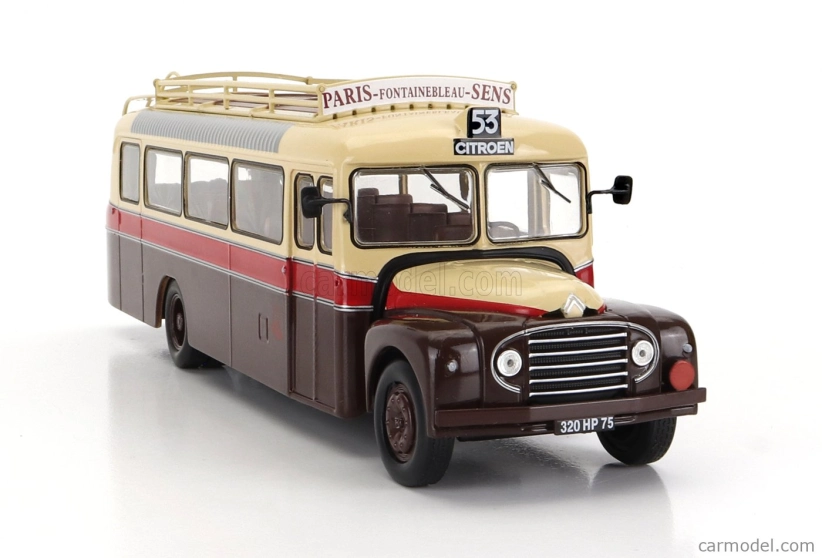 Edicola Citroen Type 46 Dp Uad Autobus 1955 1:43 Hnědý Krém