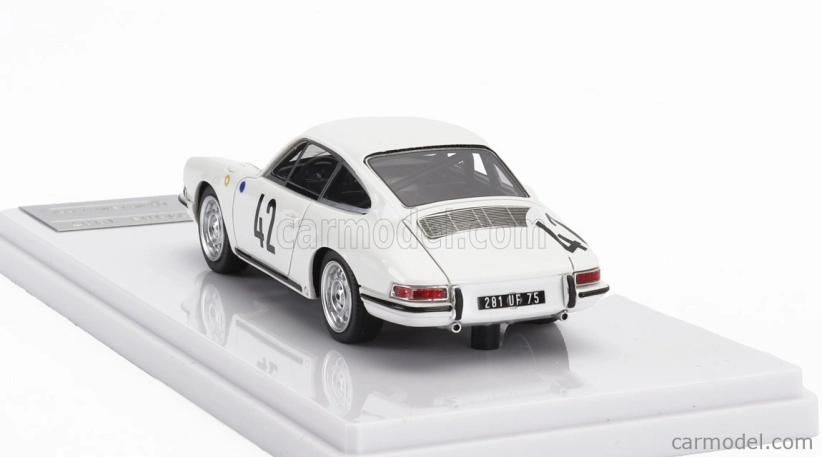 Tecnomodel Porsche 901 911 S Team Auguste Veuillet N 42 24h Le Mans 1967 R.buchet - H.linge 1:43 Biela