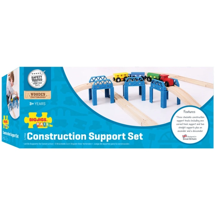 Bigjigs Rail Dřevěné koleje set mostní konstrukce - poškozený obal