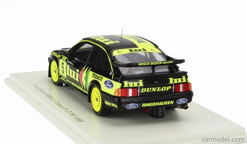 Spark-model Ford england Sierra Rs500 Cosworth N 5 Dtm 1988 Manuel Reuter 1:43 Black Yellow